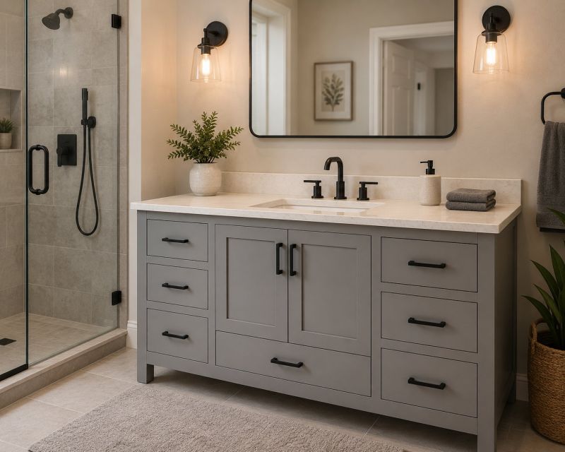 Vanity Cabinet Installation in Dayton, OH