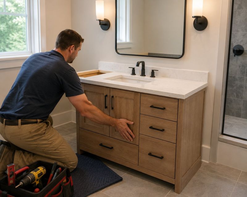 Vanity Installation in Carmel, IN